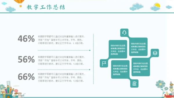 卡通儿童画小学新学期家长会通用PPT模板