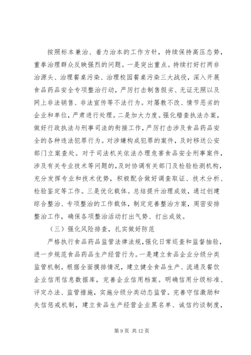 市食药监局XX年工作总结及XX年工作计划 (2).docx