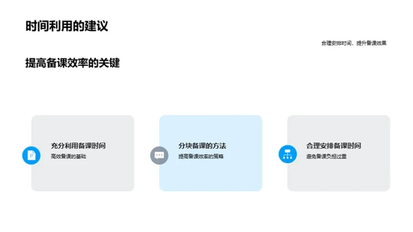 备课策略与高效教学