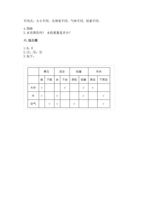 教科版一年级下册科学期末测试卷带解析答案.docx