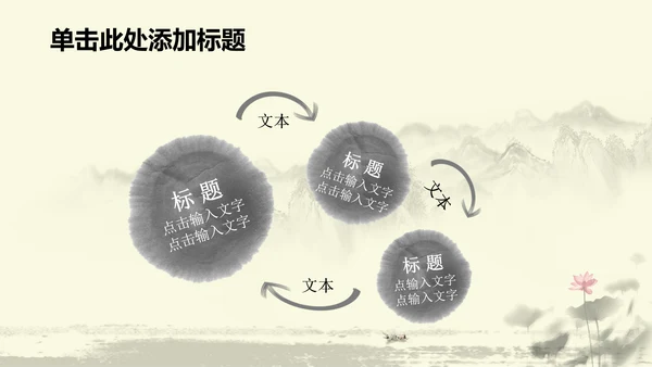 水墨中国风中医足疗ppt动态模板