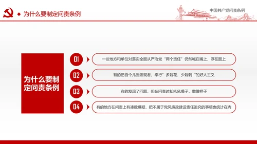 贯彻落实问责条例推进全面从严治党PPT