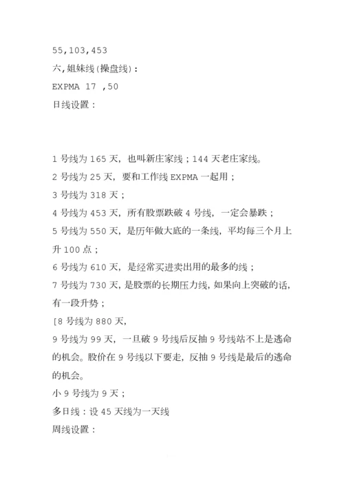 殷保华均线设置.docx