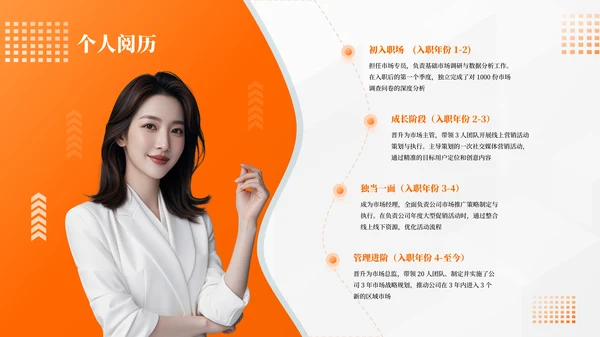 彩色简约风时间轴PPT版式合集