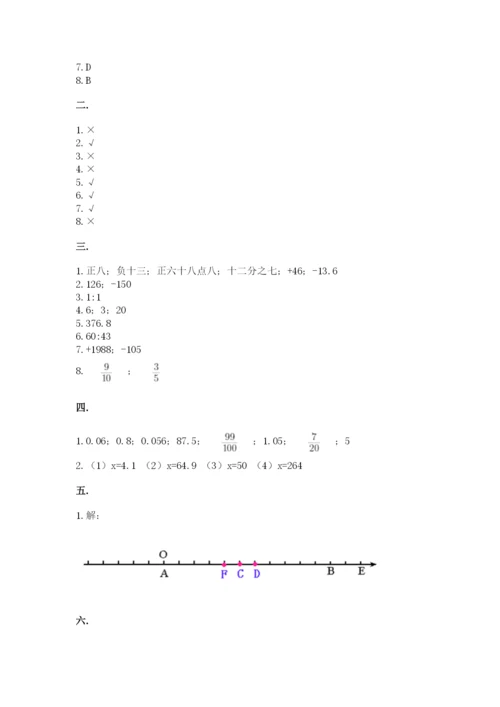 苏教版数学小升初模拟试卷学生专用.docx