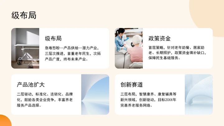 对于未来趋势与发展银发经济的政策过程ppt课件