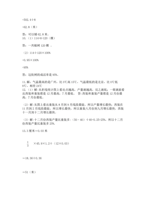 六年级小升初数学应用题50道【网校专用】.docx