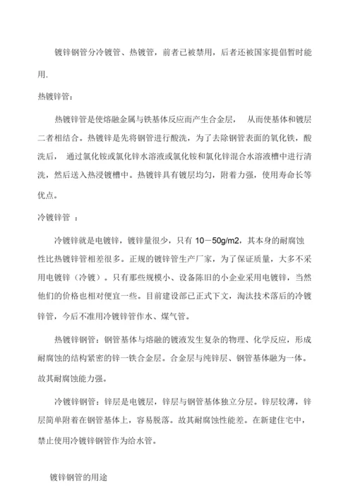 国标热镀锌钢管规格尺寸理论重量表.docx