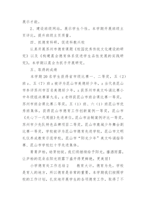 小学德育处工作总结_3.docx