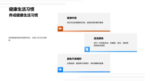 高二学习优化策略PPT模板