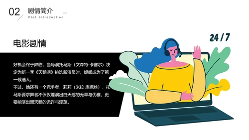 黑天鹅经典电影观后感分享PPT