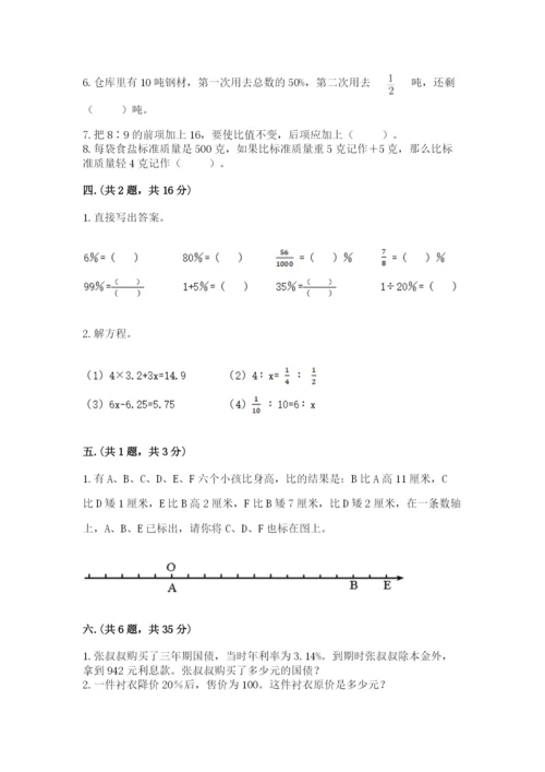 最新版贵州省贵阳市小升初数学试卷及参考答案（研优卷）.docx