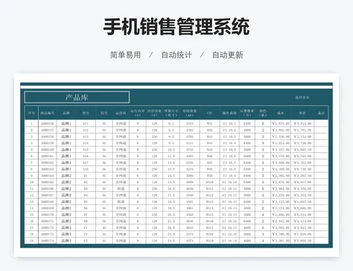 手机销售管理系统