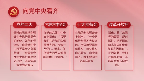 红色简约党政党支部年年终总结PPT党课