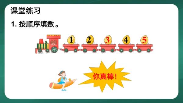 人教版一年级上册3.1  1~5的认识课件(共28张PPT)