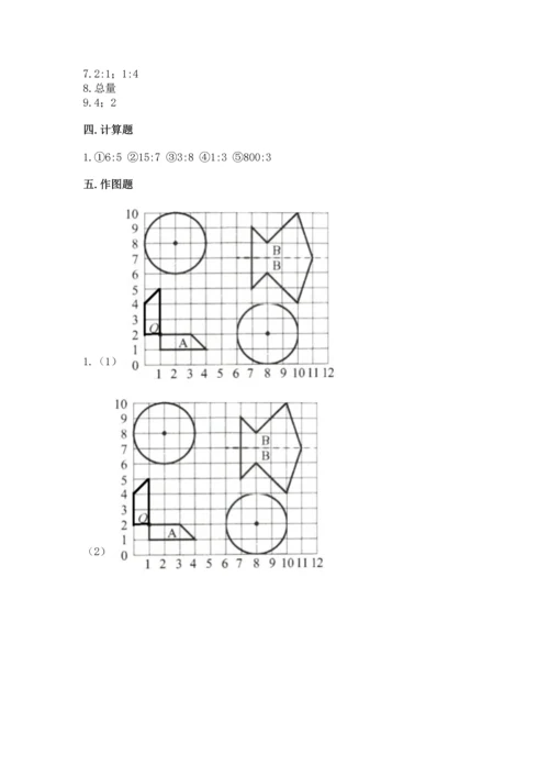 小学六年级上册数学期末测试卷含答案ab卷.docx