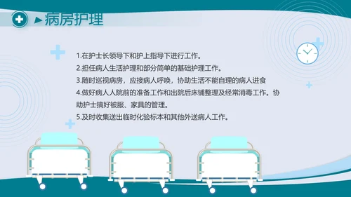 蓝色大气医学医疗行业工作总结PPT