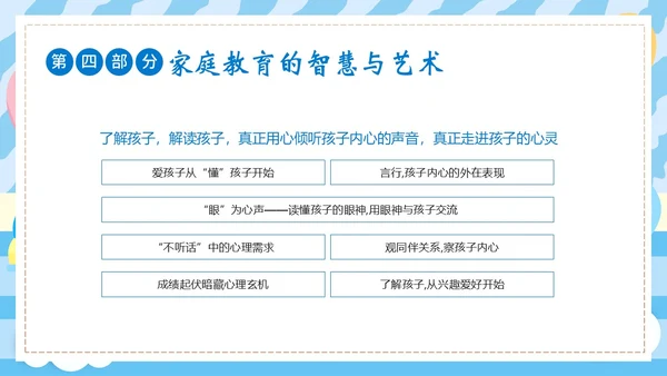 国际家庭日家庭教育学校家长沟通会家长会PPT课件