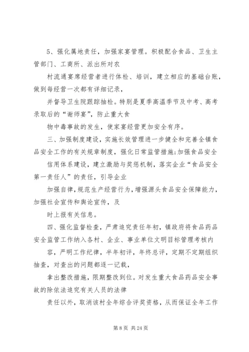 篇一：XX年食品药品安全工作计划.docx