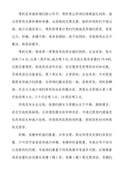 养殖示范鸡育雏管理新版制度.docx