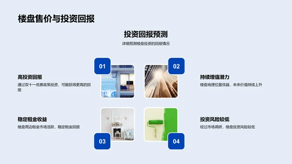 房产投资策略报告PPT模板