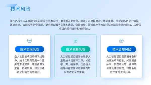 蓝色商务风人工智能项目规划PPT