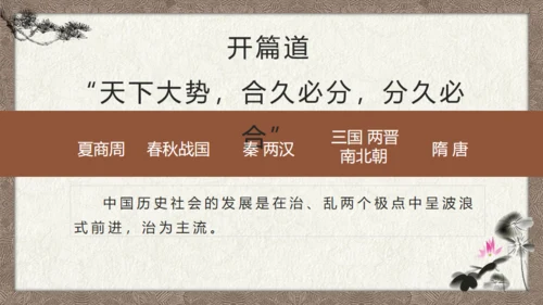 三国演义画轴创意通用PPT模板