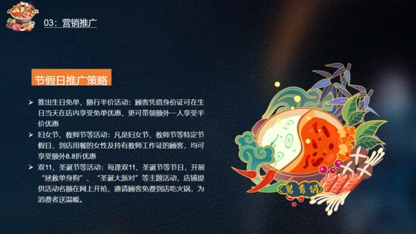 麻辣鸳鸯锅火锅美食通用PPT模板