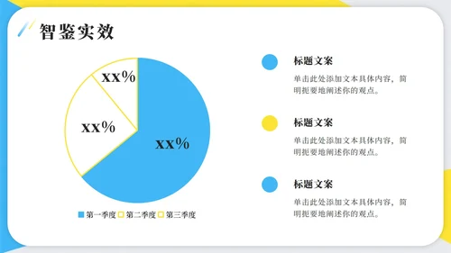 蓝黄色简约几何DeepSeek介绍科普PPT模板