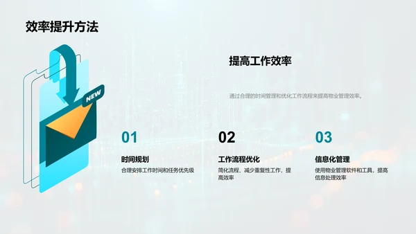 物业管理高效化PPT模板