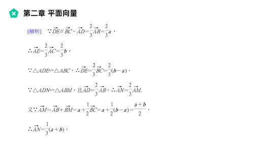 平面向量的线性运算数学教学PPT课件模版