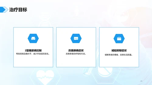 蓝色现代药品临床价值评估研究报告PPT模板