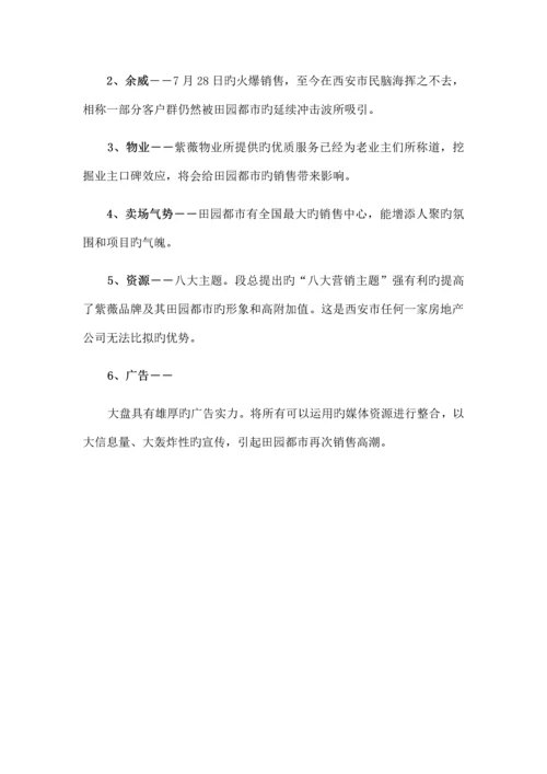 地产楼盘阶段性营销专题策划执行专题方案.docx