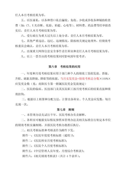 医院绩效考核管理办法(试行).docx