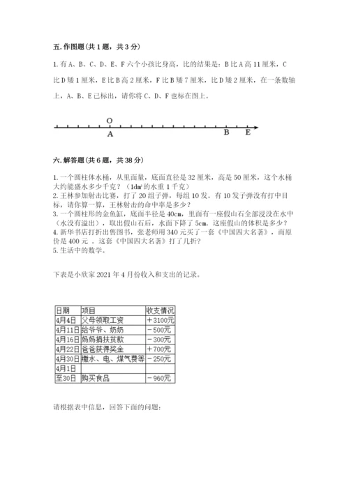 徐州市小升初数学测试卷一套.docx