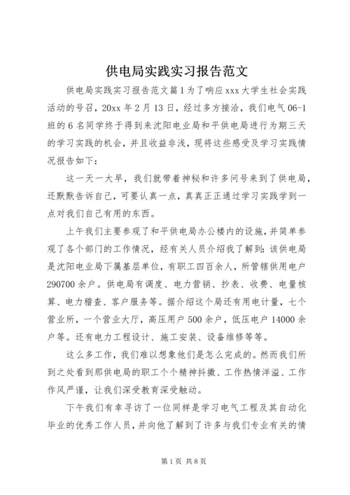 供电局实践实习报告范文.docx