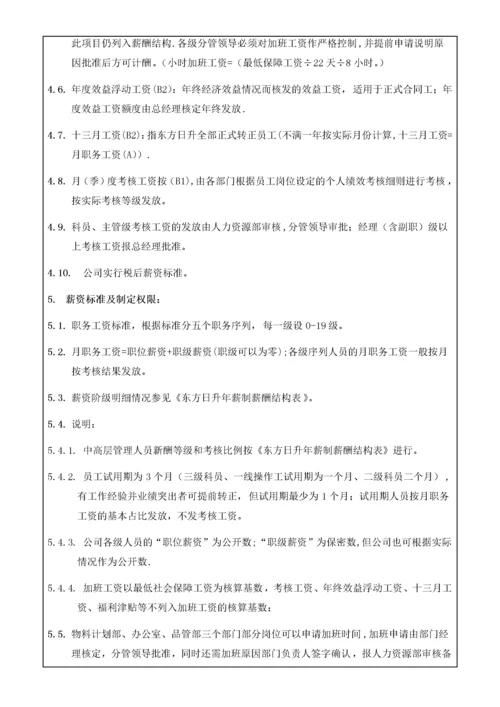 东方日升集团薪酬绩效管理办法.docx