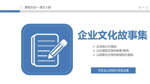 企业文化落地PPT模板