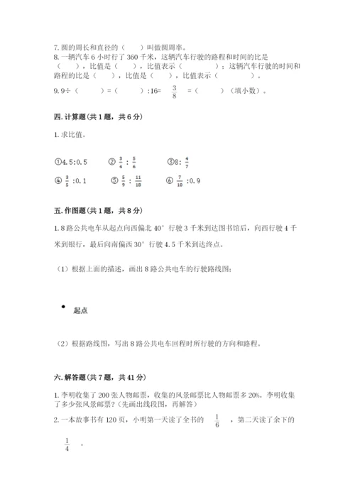 小学数学六年级上册期末考试试卷【名校卷】.docx