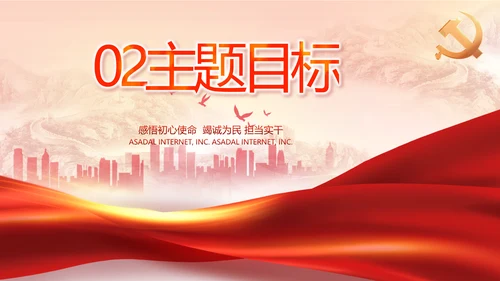 党建党支部述职报告动态PPT党课