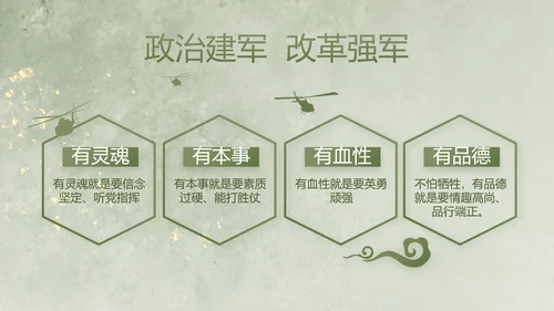 欢送退伍老兵八一部队教育演讲PPT