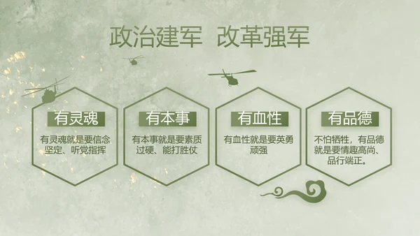 欢送退伍老兵八一部队教育演讲PPT