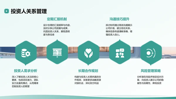 绿色扁平风创业公司的商业模式与市场分析PPT模板