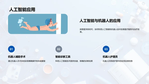 医学探索讲座PPT模板