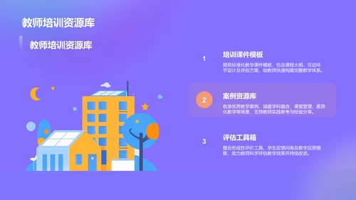 紫色3D风教培课件宝典PPT