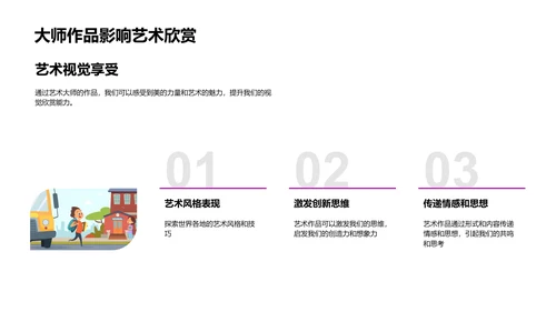 艺术大师生涯解析PPT模板