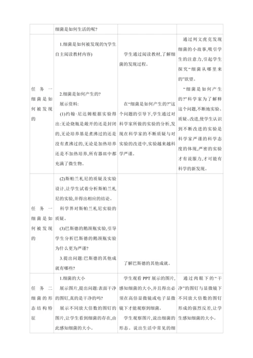 5.4.2细菌【2024秋人教八上生物精彩课堂（素材+教案+导学案）】