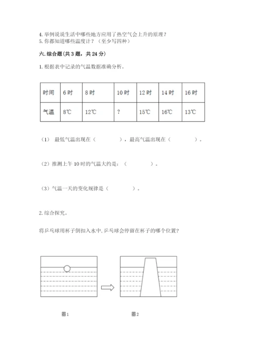 教科版三年级上册科学期末测试卷标准卷.docx