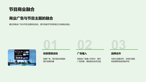策划圣诞媒体活动PPT模板