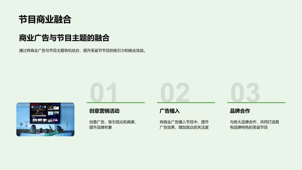 策划圣诞媒体活动PPT模板